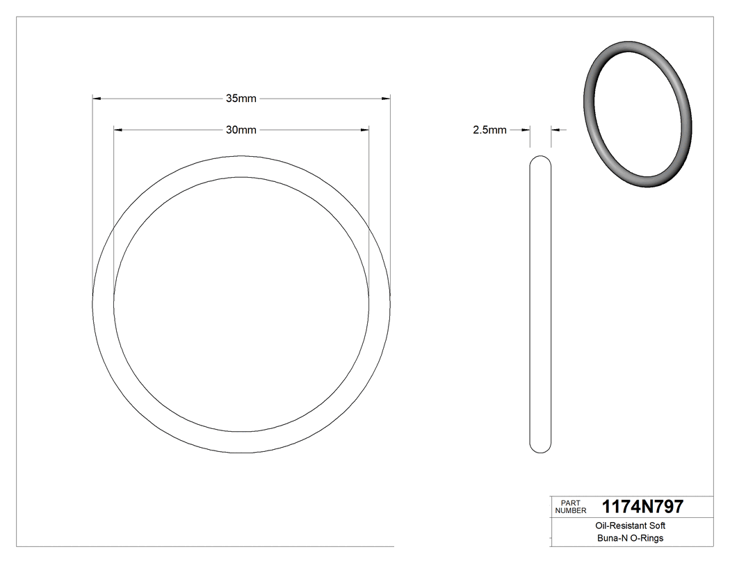 Technical drawing - 1174N797